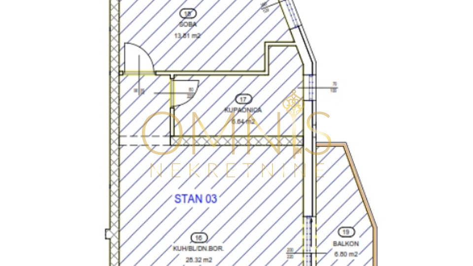 Rešetari - 2S+DB, 73.85 m2, new construction!